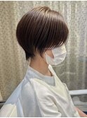 ショートカット×ひし形ショートボブ×前髪あり20代30代40代　a