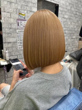 リト(Lit) 艶ボブ◇切りっぱなしボブ◇ぱつっとボブ◇ハイトーンボブ[町田]