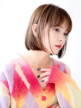 シェリアン 大井町(Chelien) 韓国風ミニボブxアッシュベージュ★chelien