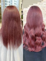 アンククロス 表参道(ANKH CROSS)&nbsp;シールエクステ/ラベンダーピンク【ビフォーアフター】