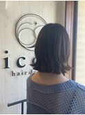 大人かわいい外はねボブ◎