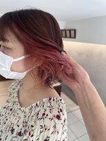 インビテーション(invitation)&nbsp;チェリーピンク インナーカラー インナーピンク ボブインナー