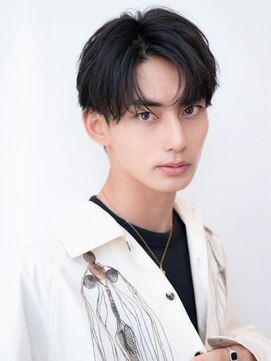 イルハバナ 渋谷(ill HAVANA) 束間/短髪/黒髪/ツーブロック/刈り上げ/モテ/センターパート