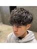 メンズカット+シャドウパーマ+前処理TR / ￥15000