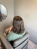 ツキヒ(TUKIHI)&nbsp;カット&アッシュベージュカラー