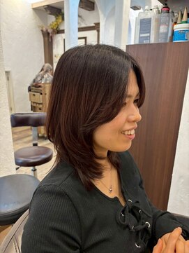 アミリー ひたち野うしく店(Amily) ハイライトバレイヤージュダブルカラーケアブリーチ20代30代