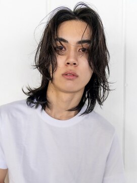 ミラバイグリーン(Mira by green) ウルフレイヤー/ボブニュアンスパーマ/ウルフカット