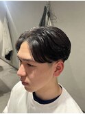 MEN’S HAIR/サーフカール/刈り上げセンターパート/柏