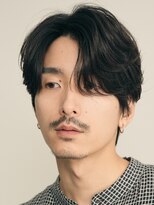 フィフス(fifth)&nbsp;ニュアンスパーマ毛流れセンターパートカットツーブロックfifth