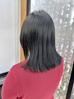 ビューティー サロン カワチ 中庄団地本店(Beauty Salon KAWACHI)&nbsp;ブラック×サイドレイヤー