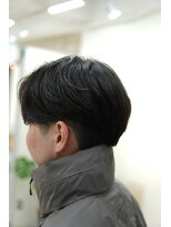 ブリードトウキョウ 亀戸店(BRYD TOKYO) 刈り上げセンターパートニュアンスパーマ曲がる縮毛矯正
