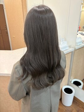 モア 下通店(MORE) Olive Gray／髪質改善ケアカラー／ブリーチなし