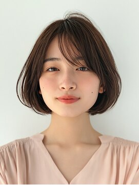ロディーナコク 大口 新子安(rodina.coc) ダークパープル/ナチュラルショート/ミルクブラウン/夏/大口子安