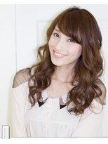 スティルヘア(still hair) 20代30代大人可愛いロングくせ毛風ヌーディパーマハニーベージュ