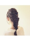 ♪編み込み　ヘアアレンジ♪