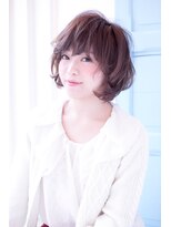 ヘアーアンドファッションシオミエイチ (hair＆fashion shiomi H) ［shiomi H］ふんわりボブ