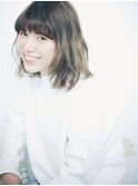 ラフなカジュアルボブディパーマヘア２