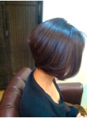 前下がりフォルムcutボブ♪