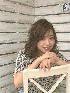 ミニム ヘアー(minim hair) 【minim　hair×日比】ハイ透明感カラー×クシャレボブ