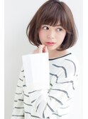 ふわっと柔らかい小顔ナチュラルボブ