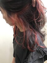 フリティ 大阪西梅田店(friity)&nbsp;インナーカラー☆レッドブラック【梅田/大阪/西梅田/北新地】