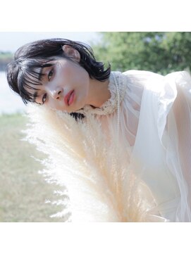 アンスールミミ 南草津店(Ansur mimi) ショートダークグレージュ☆シースルーバング