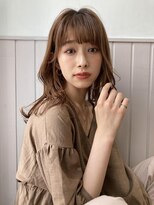 ネオリーブ クーロ(Neolive curro) 韓国風おくれ毛*顔まわりレイヤーミディアム.