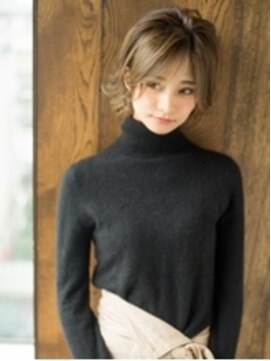 ドゥ(Du) ヴェールウェーブブルージュアシメ似合わせカット