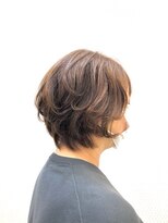 クオリス 上福岡店(QUALIS)&nbsp;無造作ウェーブ/ショートボブ/くせ毛風/デジタルパーマ/暖色系