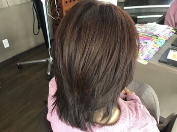 イデアヘアー(IDEA hair)の写真/【弱酸性髪質改善カラー】エイジングによるパサつきも気になり始める、30代～の大人女性の為のカラー♪