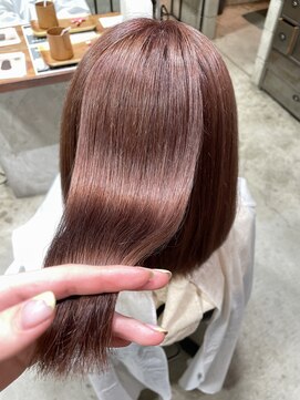 オムズ(OM's) ピンクベージュ(お客様スタイル)