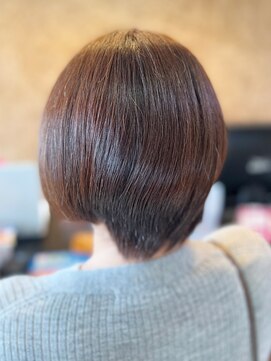 アークスヘアー 艶感♪髪質改善カラー大人可愛いライトブラウン