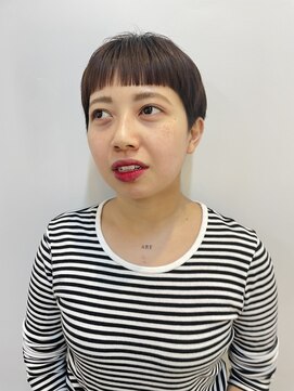 ツネ ヘアアンドヘッドスパ(TsuNE hair&head spa) オン眉ベリーショート♪