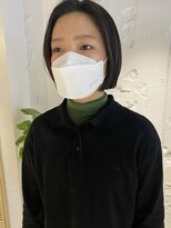 コフィー バイ メルト 吉祥寺(cofy by melt)&nbsp;【三ツ井純】タイトなミニボブ オイルで簡単スタイリング 小顔