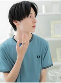 センターパート黒髪爽やかクラウドマッシュa上尾20代30代40代