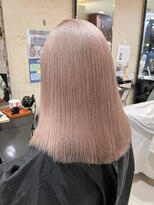 プライズ 池袋店(prize) ピンクベージュブリーチハイトーンカラー4068