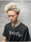 【NEXT shizuoka 竹田】ブリーチカラー×スパイカーショート