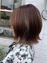 ヘアーエポック(hair epoque) 小顔似合わせカットくびレイヤーエモージュ大人可愛い