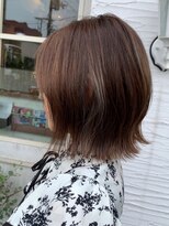 ヘアーエポック(hair epoque) 小顔似合わせカットくびレイヤーエモージュ大人可愛い