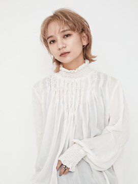 オンク 新宿(onk) 黒髪/グレーベージュ/レイヤーロング/前髪パーマ[新宿駅]