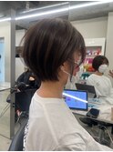 ハイライトカラーミルクティーベージュケアブリーチダブルカラー