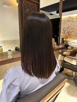 ヘアリゾート粋 ティガ 池袋店(tiga) 髪質改善ストレート/セミロング