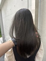 ディジョン(Dijon)&nbsp;韓国顔まわりレイヤーカットグレージュオリーブベージュブラウン