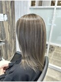 【青葉台】白髪ぼかしハイライト 明るい白髪染め 30代40代50代