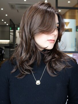 アレンヘアー 甲南本通り店(ALLEN hair) エアリーカール/うる艶髪/ショコラアッシュ/サイドバング