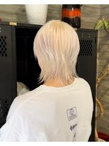 ヲタク(wotaku.)&nbsp;ブロンドカラーメンズハイトーンダブルカラーホワイトブリーチ