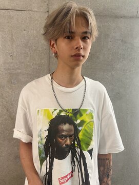 ペレ 梅田(PELE) ベリーショート/ダークアッシュ/ニュアンスパーマ/韓国マッシュ