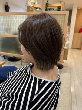 アドラーブル 長岡リップス旭岡店(adorable) 艶感前髪ワンカールサイドバングくびれ丸みヘア美髪大人美人