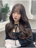 チョコグレージュ×ワンホンヨシンモリヘア【chisato】