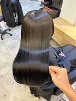 ジーナ 本八幡(Zina)&nbsp;髪質改善×暗髪カラーでモテ髪　Zina本八幡